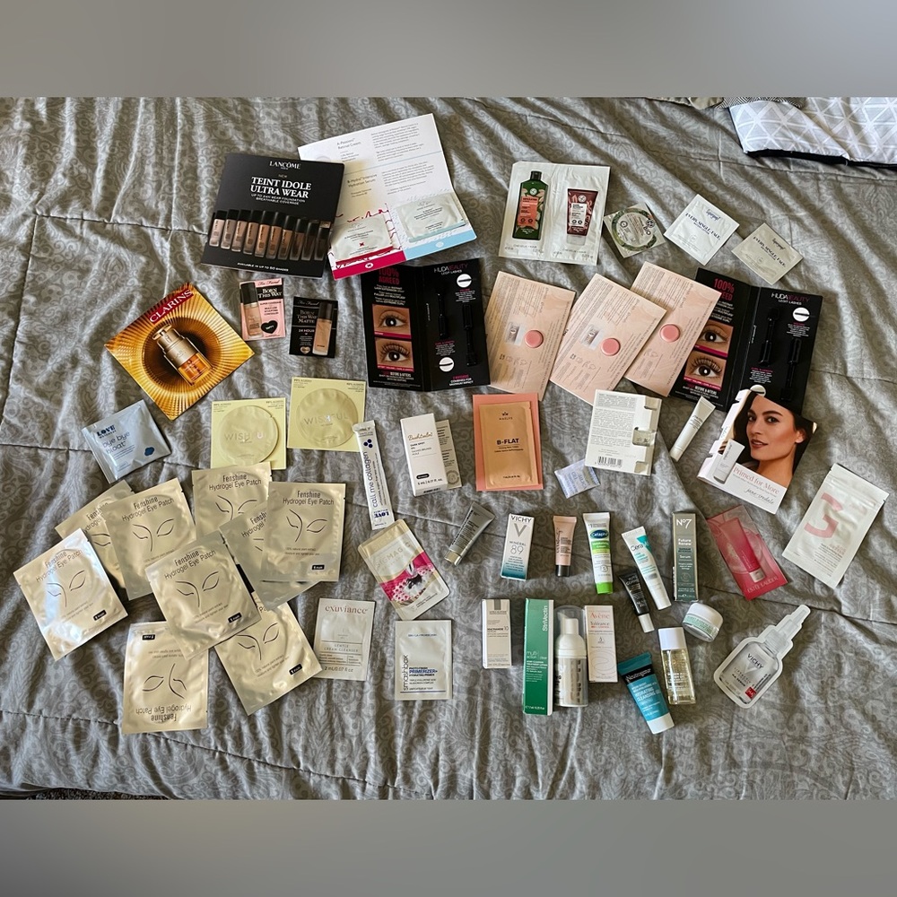 Bundle New 53 pcs Skincare, Makeup, Hair Care, Sunscreen, Wellness